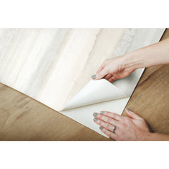 Watercolor Stripe P&S Wallpaper - how to peel