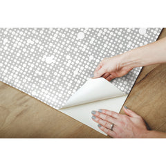 All Over Circles P&S Wallpaper - how to peel