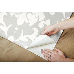 Damask Peel and Stick Wallpaper