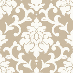 Damask Peel and Stick Wallpaper