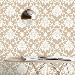Damask Peel and Stick Wallpaper