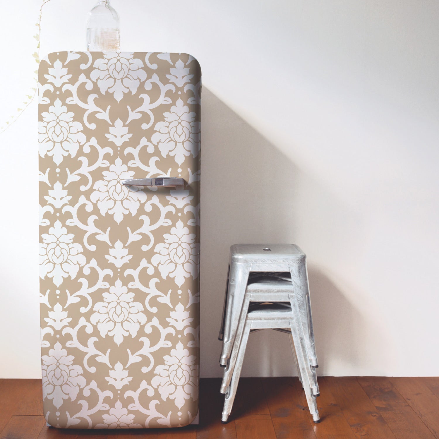 Damask Peel and Stick Wallpaper