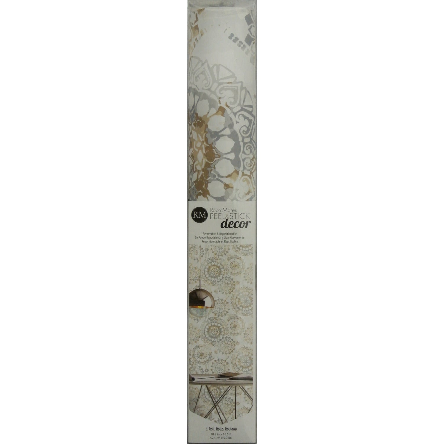 Bohemian Peel and Stick Wallpaper - packaging