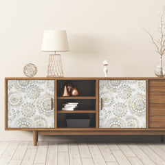 Bohemian Peel and Stick Wallpaper in a room setting