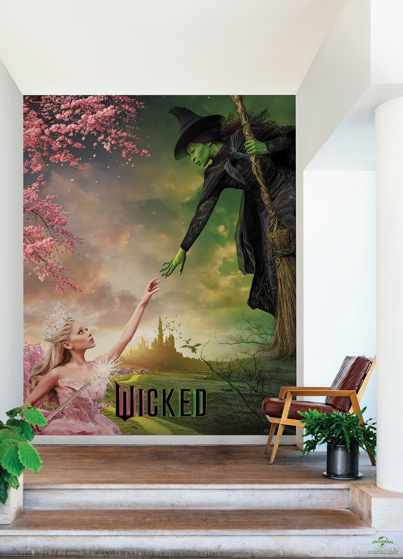 Wicked Elphaba and Glinda Peel & Stick Wall Murals
