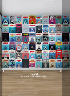 JAWS 50th Anniversary Posters P&S Wall Murals in a room setting