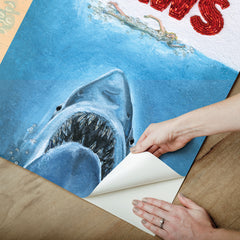 JAWS 50th Anniversary Posters P&S Wall Murals - how to peel