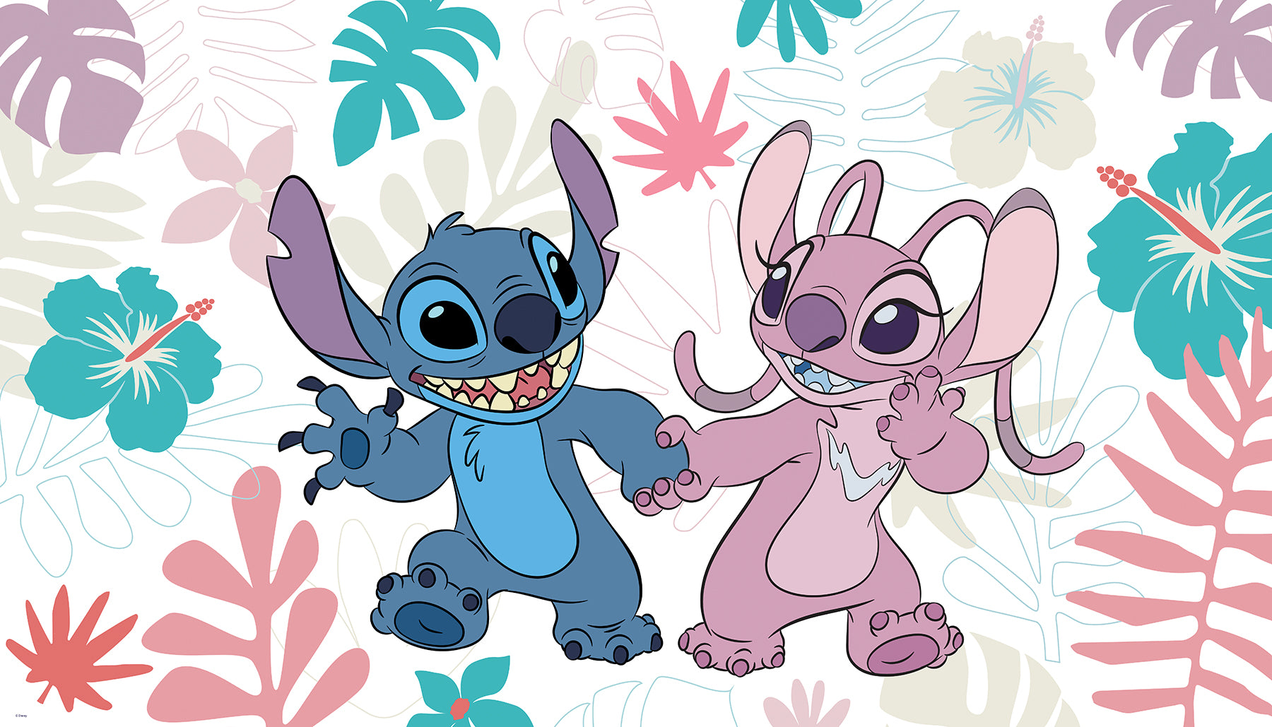 Disney Stitch and Angel P&S Wall Murals by WallPops