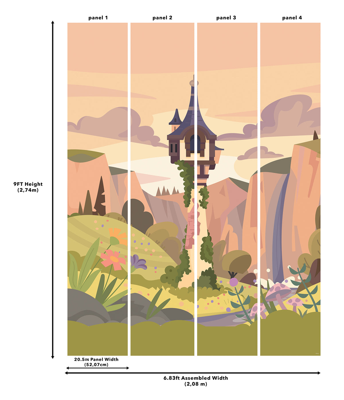 RMM1403-peel-and-stick-wall-mural-product-dimensions