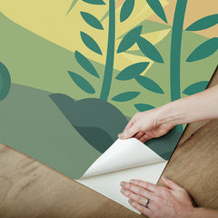 RMM1404-peel-and-stick-wall-mural-peel-application-step