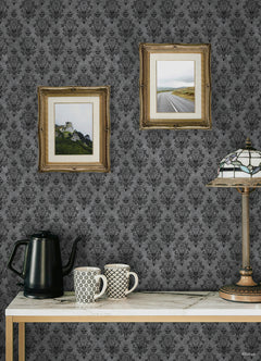 Disney Haunted Mansion P&S Wallpaper in a room setting