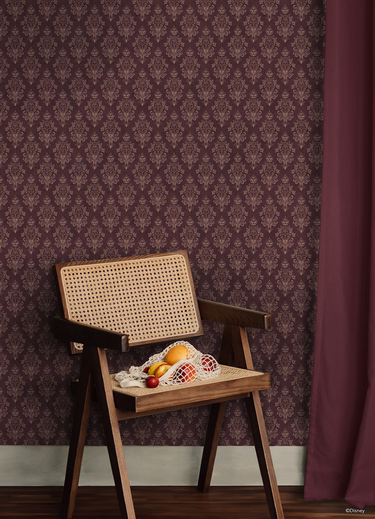 Disney Peel and Stick Wallpaper in a room setting