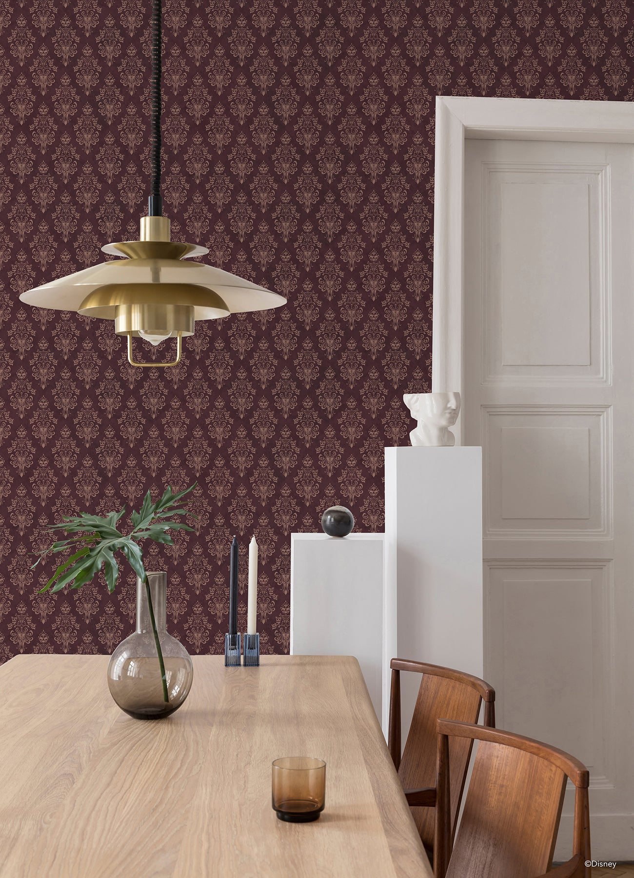 Disney Peel and Stick Wallpaper in a room setting