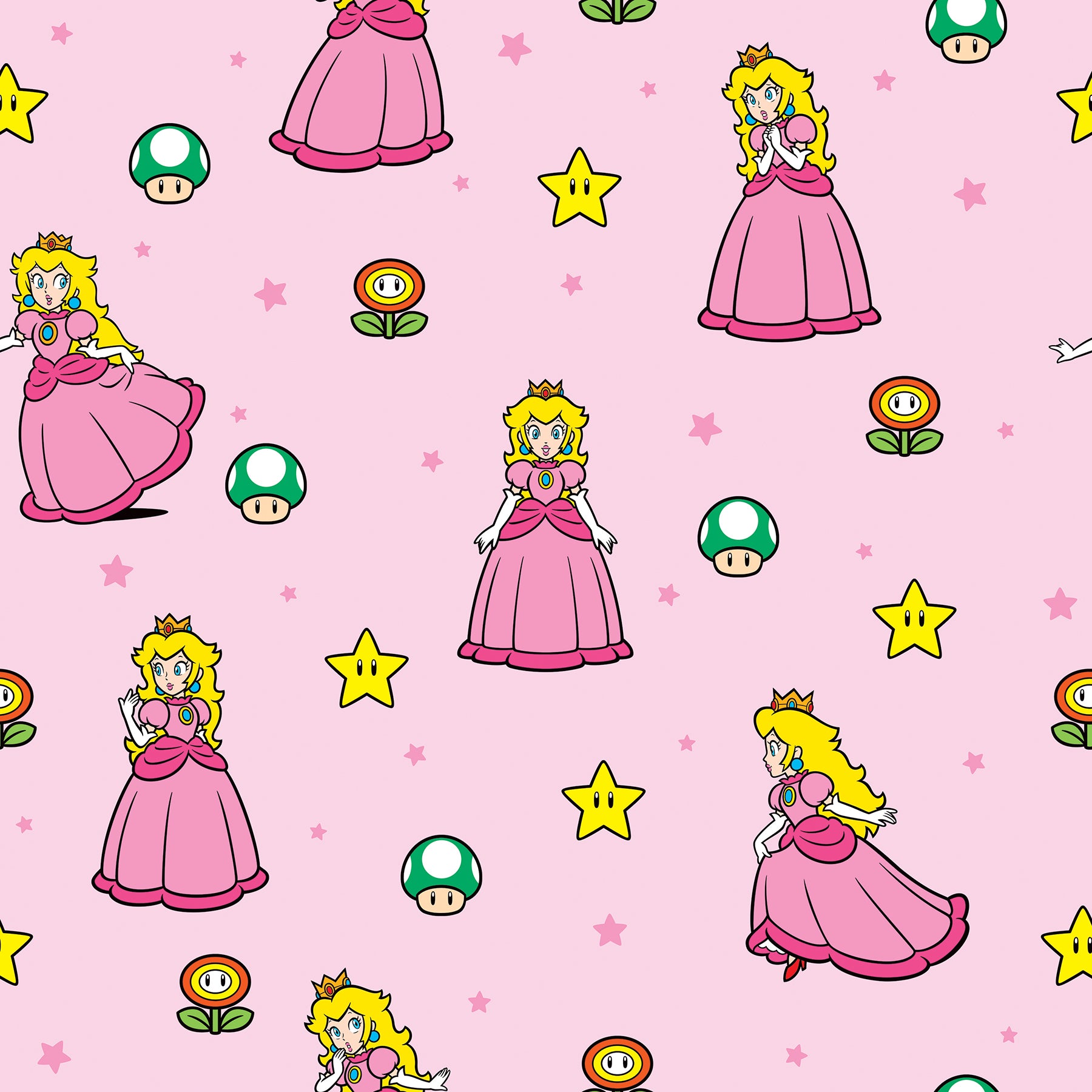 Super Mario Princess Peach P&S Wallpaper by WallPoP&S