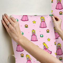 Super Mario Princess Peach P&S Wallpaper stick step