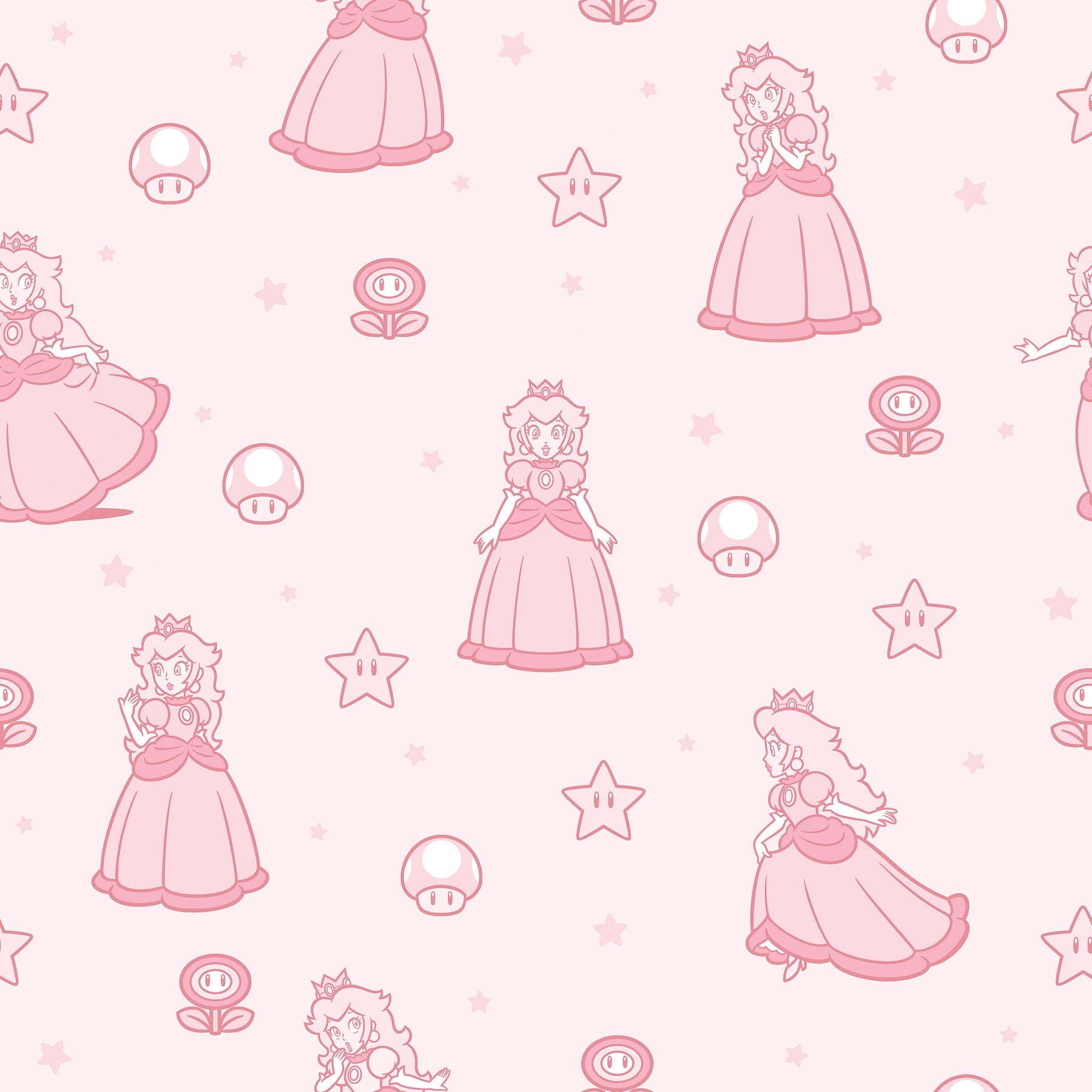 Super Mario Princess Peach P&S Wallpaper by WallPoP&S