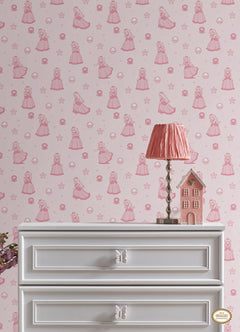Super Mario Princess Peach P&S Wallpaper in a room setting