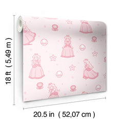 Super Mario Princess Peach P&S Wallpaper dimensions