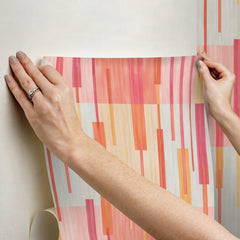 Abstract Grid P&S Wallpaper - how to stick