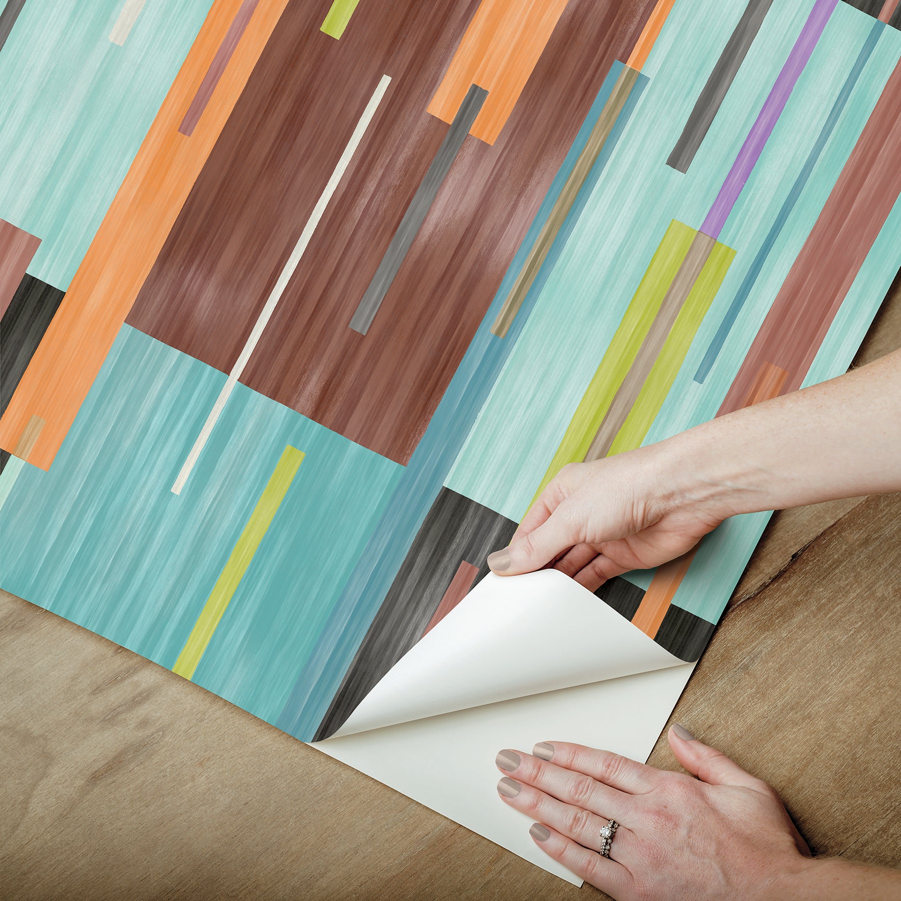 Abstract Grid P&S Wallpaper - how to peel