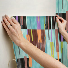 Abstract Grid P&S Wallpaper - how to stick