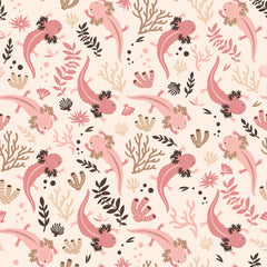 Axolotl Underwater Garden Peel and Stick Wallpaper by WallPops