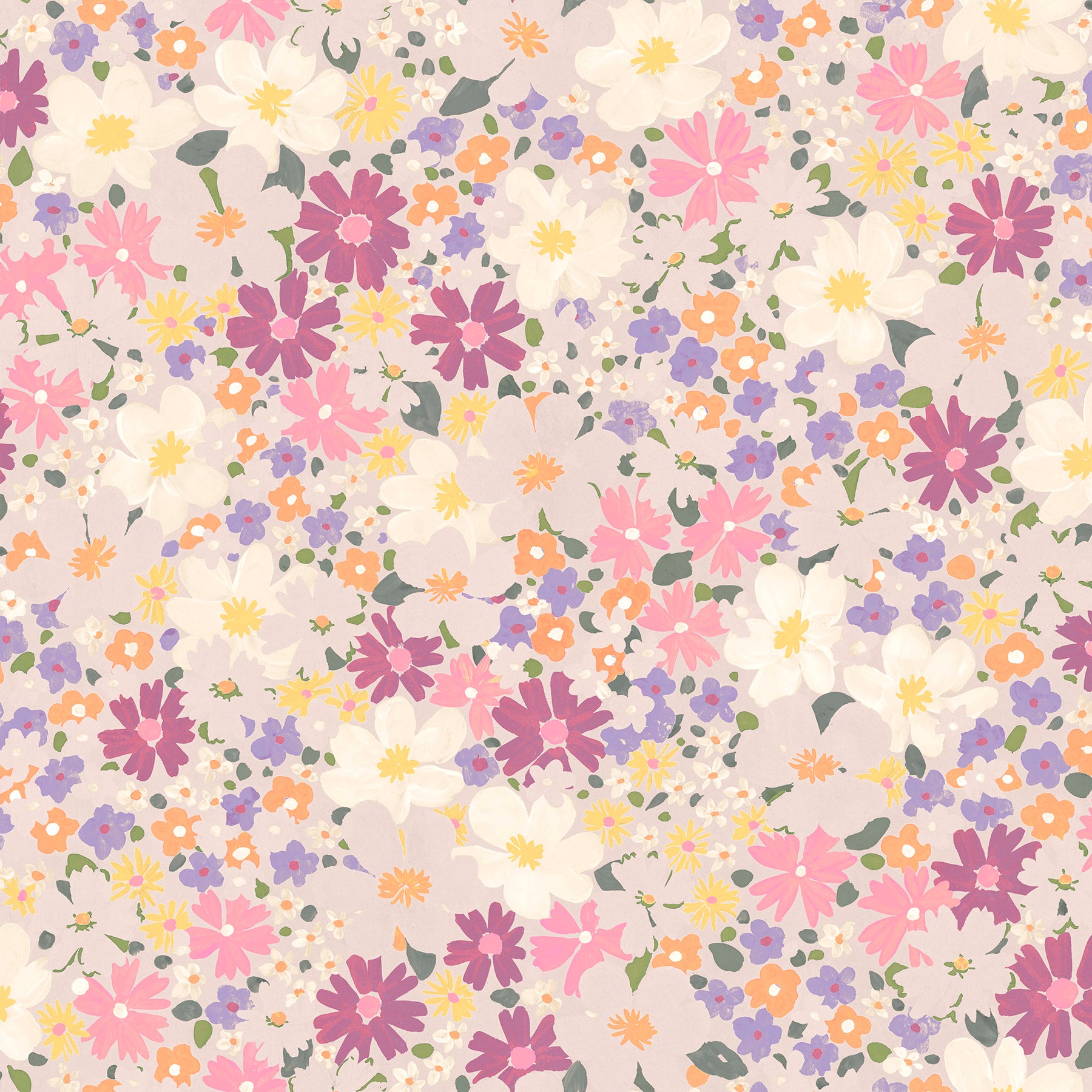 Wildflower Impressions P&S Wallpaper by WallPops