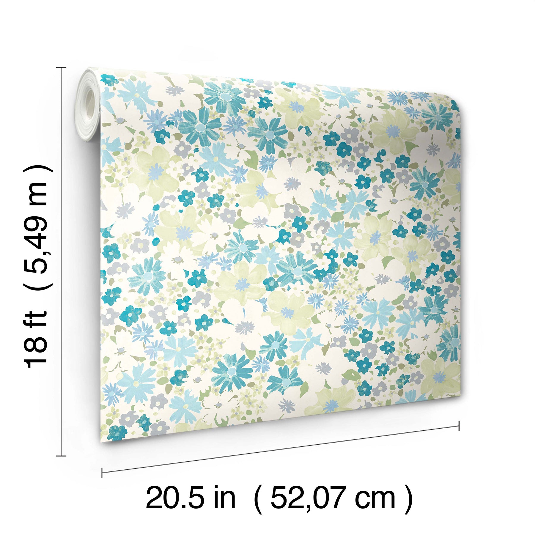 Wildflower Impressions P&S Wallpaper dimensions