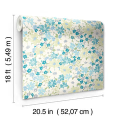 Wildflower Impressions P&S Wallpaper dimensions
