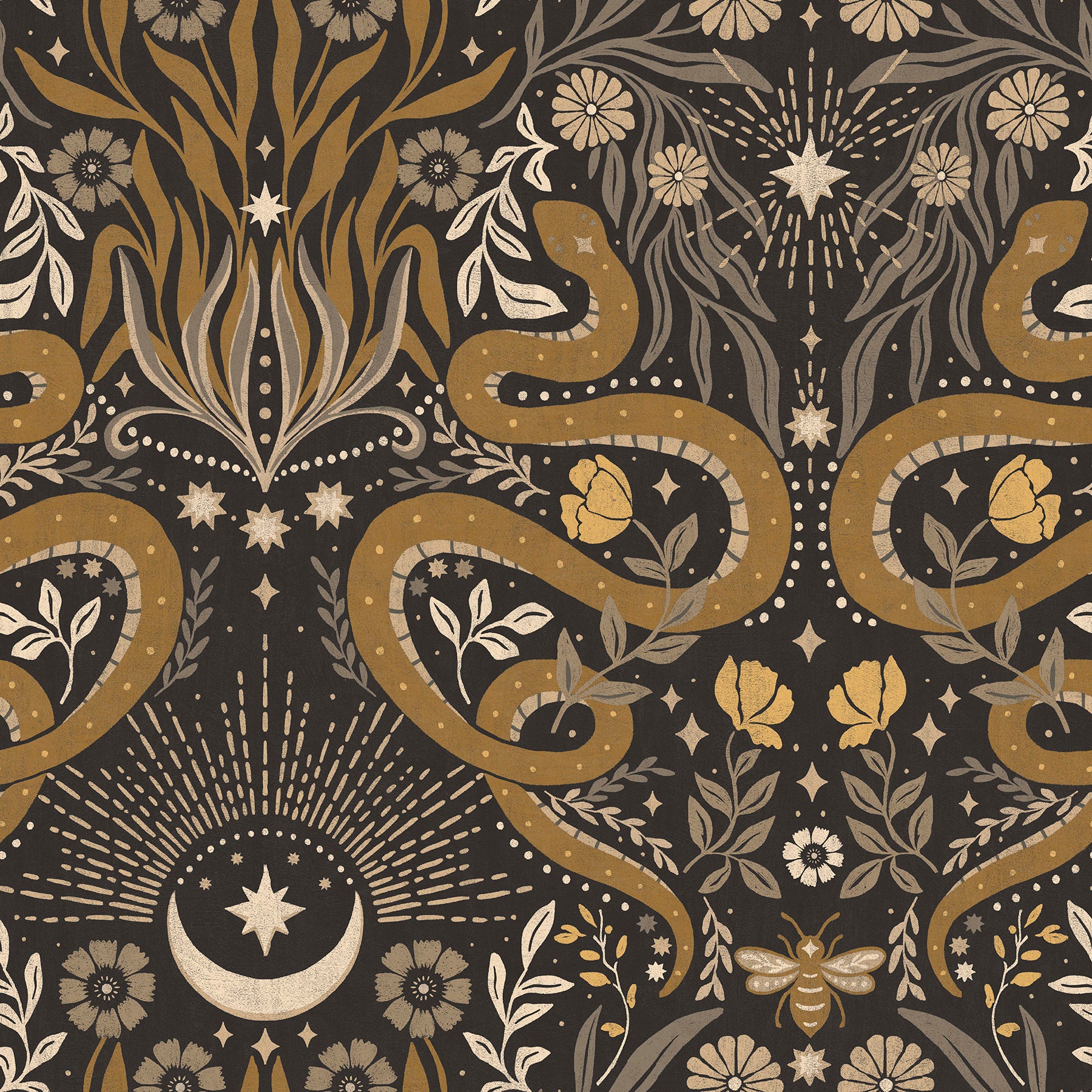 Mystic Serpent P&S Wallpaper by WallPops