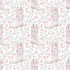 Introducing the Cowgirl Like Me Peel and Stick Wallpaper by WallPops—this seamless wallpaper showcases pale beige cowboy boots accented with delicate floral motifs, all arranged against a light backdrop interwoven with winding leafy vines and dainty blossoms. The soft, muted illustration style lends a subtle vintage charm, making it the ideal choice for anyone seeking adorable cowgirl-inspired décor.