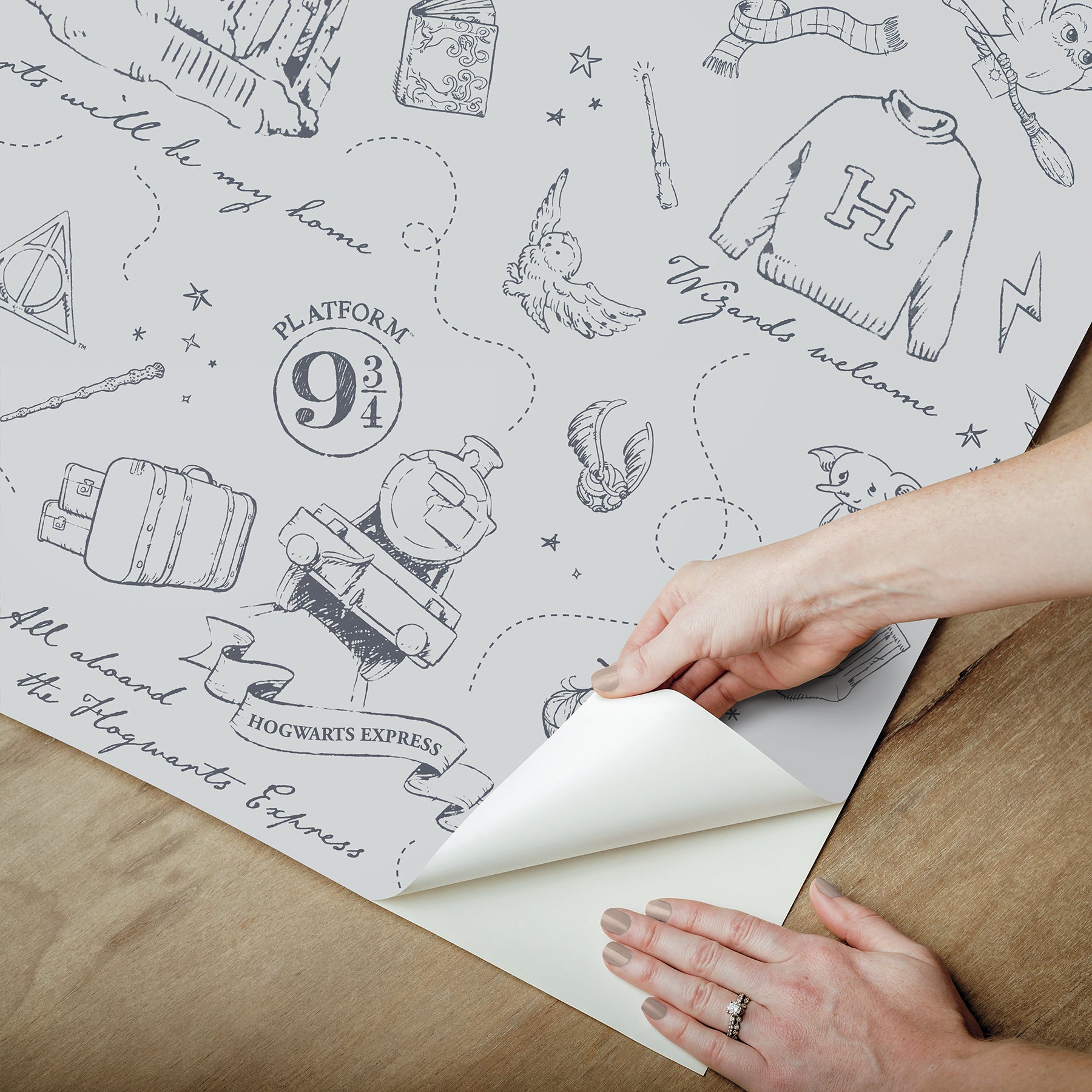 Harry Potter Magical Moments Trail P&S Wallpaper - how to peel