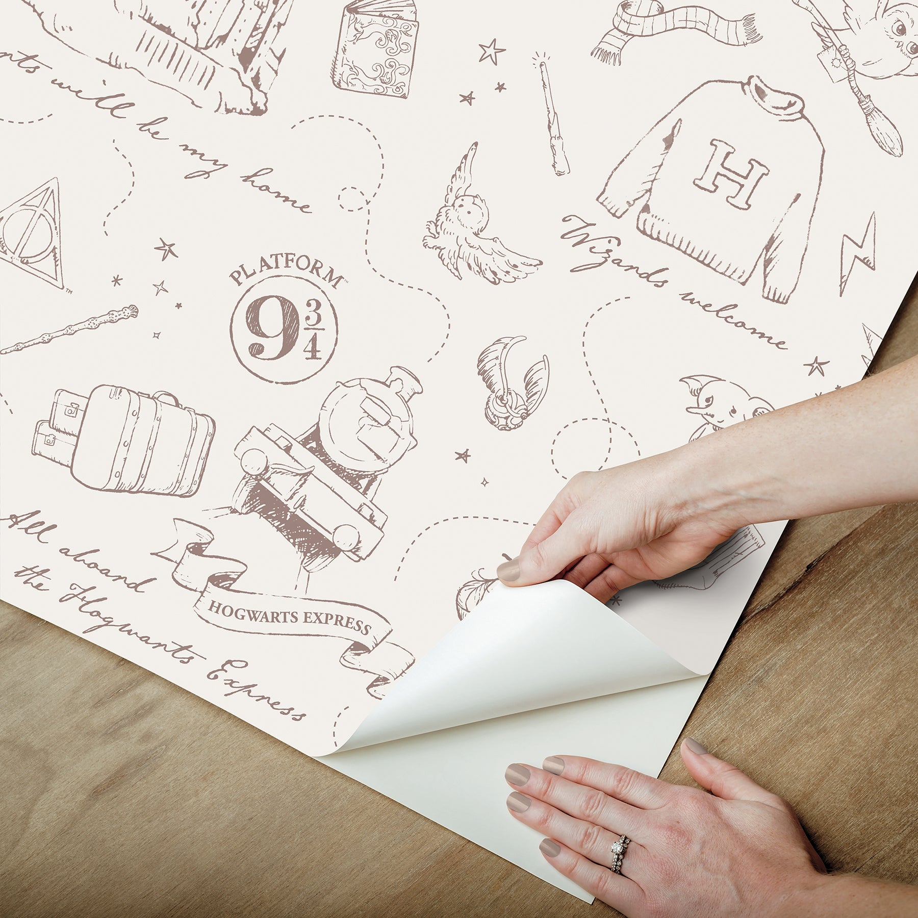 RMWS1263 Peel and Stick Wallpaper - how to peel