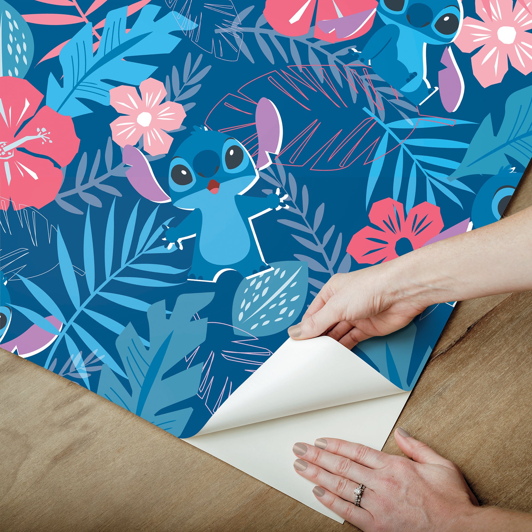 Disney 3 Peel and Stick Wallpaper - how to peel