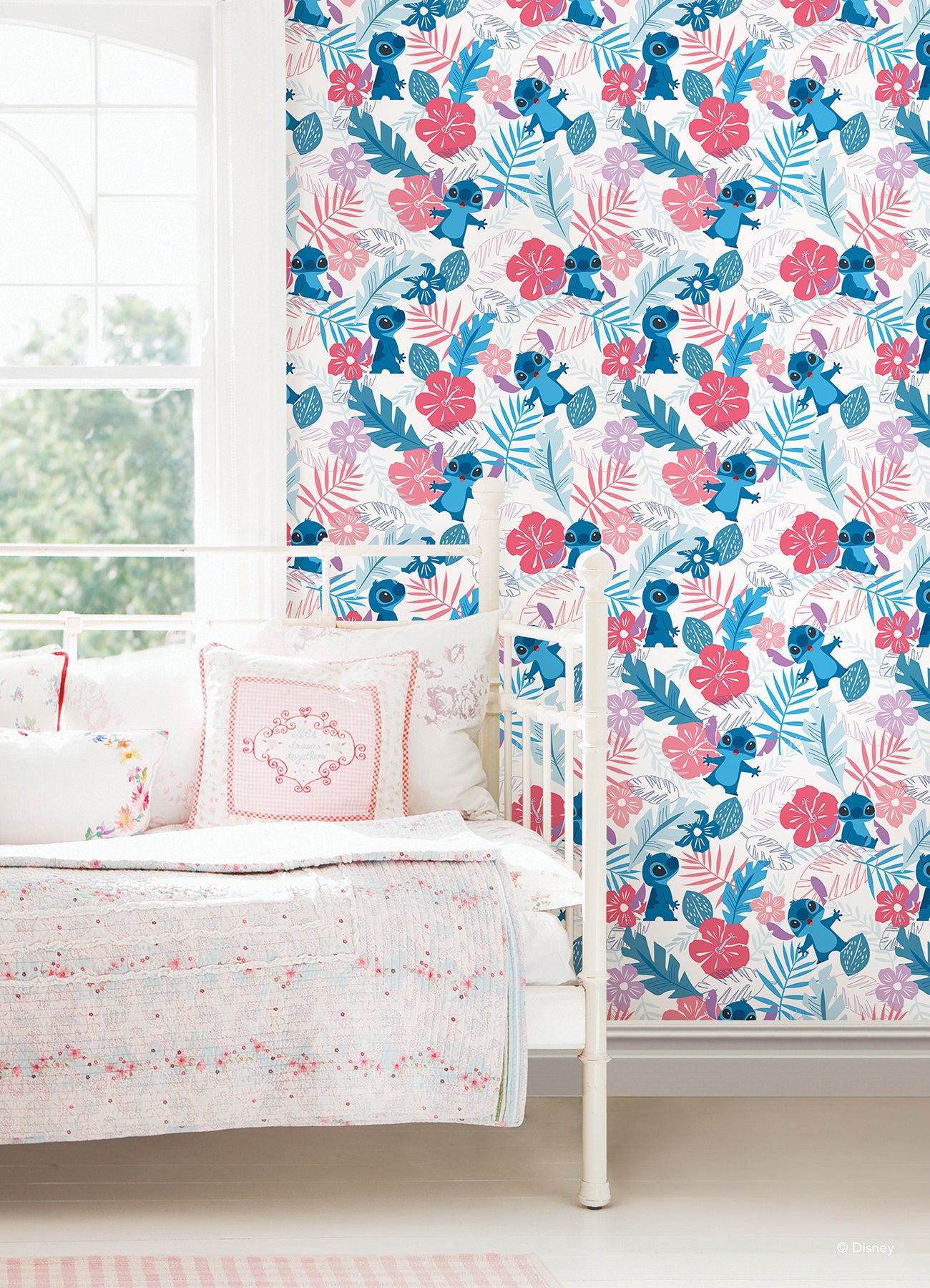 Disney 3 Peel and Stick Wallpaper in a room setting