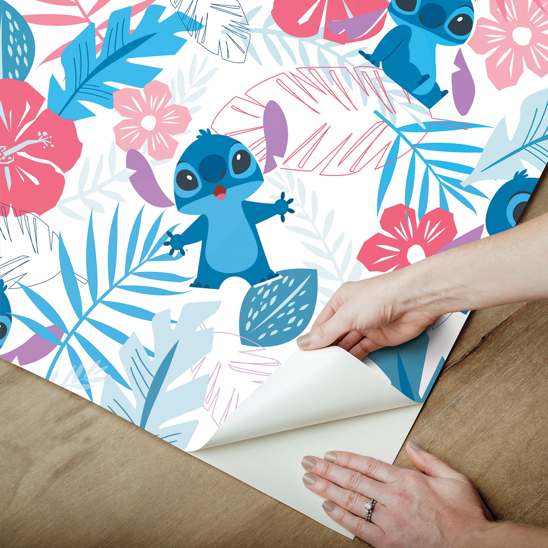 Disney 3 Peel and Stick Wallpaper - how to peel