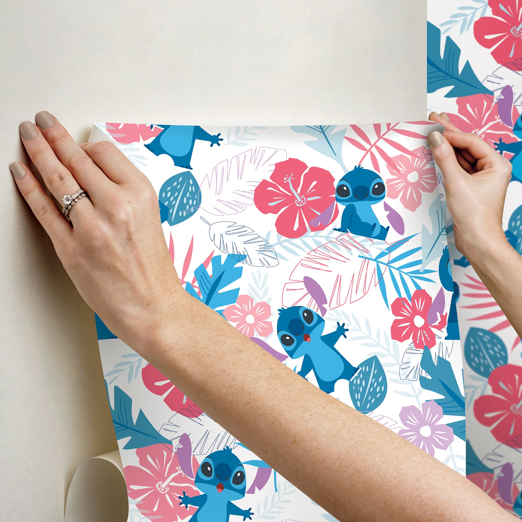 Disney 3 Peel and Stick Wallpaper - how to stick
