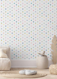 Disney 3 Peel and Stick Wallpaper in a room setting