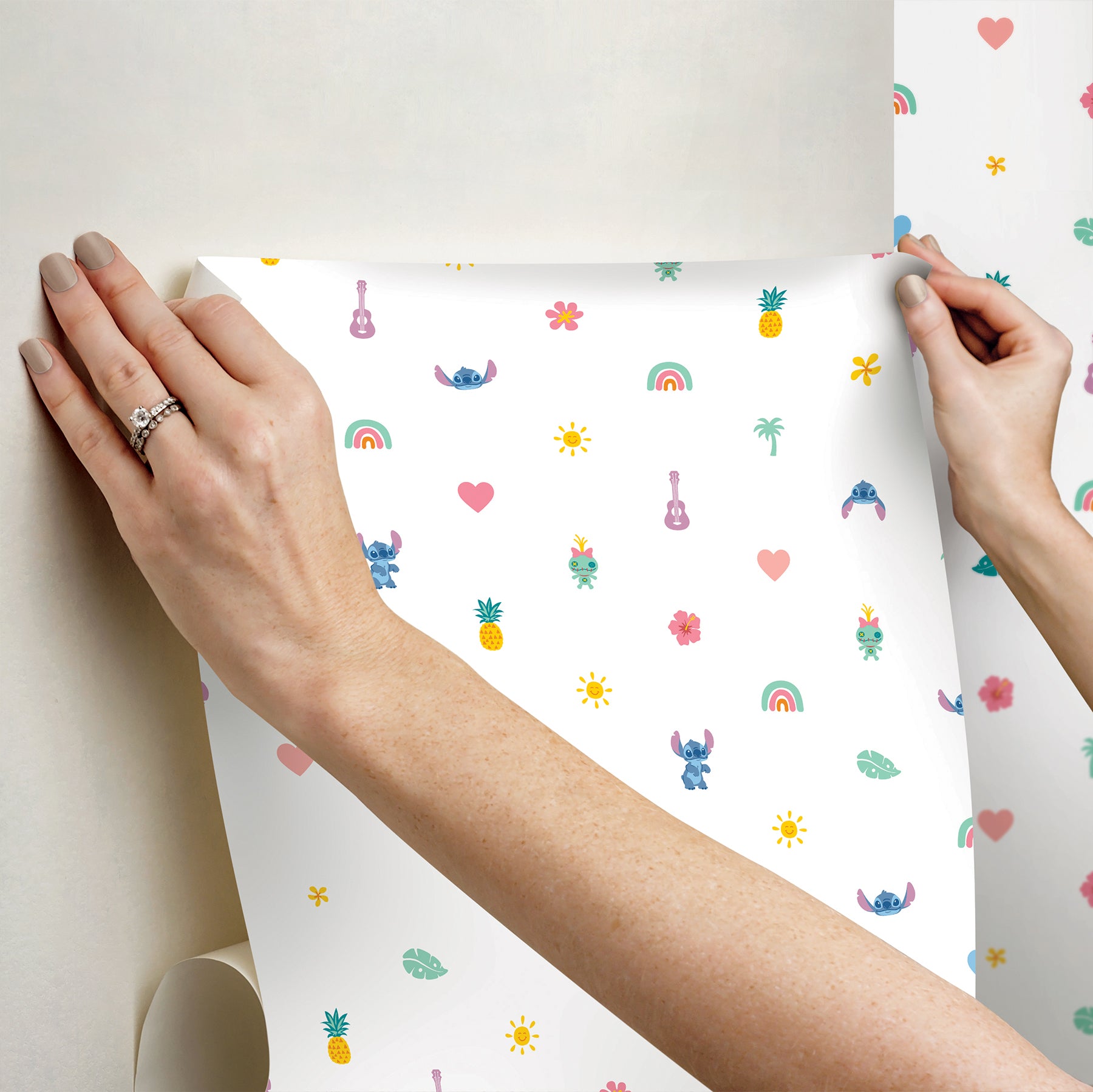Disney 3 Peel and Stick Wallpaper - how to stick