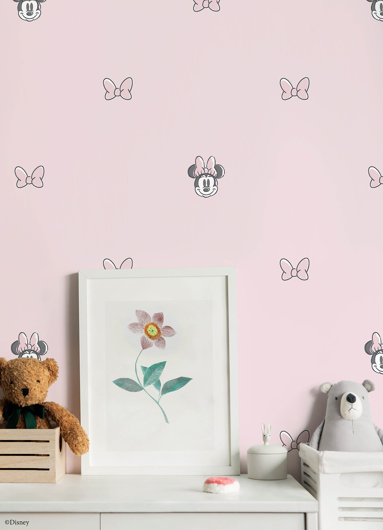 Disney2 Peel and Stick Wallpaper in a room setting