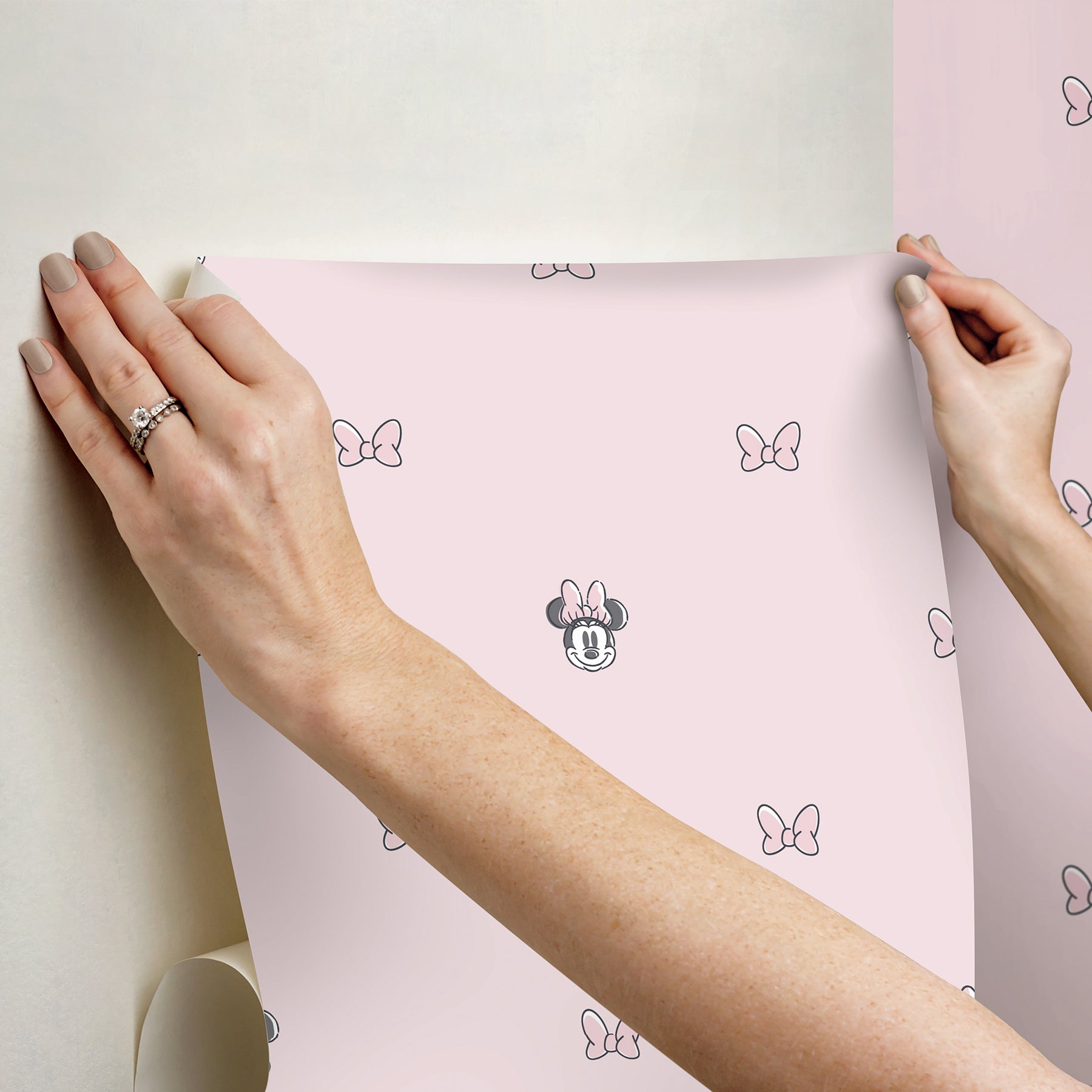 Disney2 Peel and Stick Wallpaper - how to stick