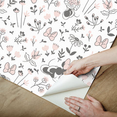 Disney2 Peel and Stick Wallpaper - how to peel