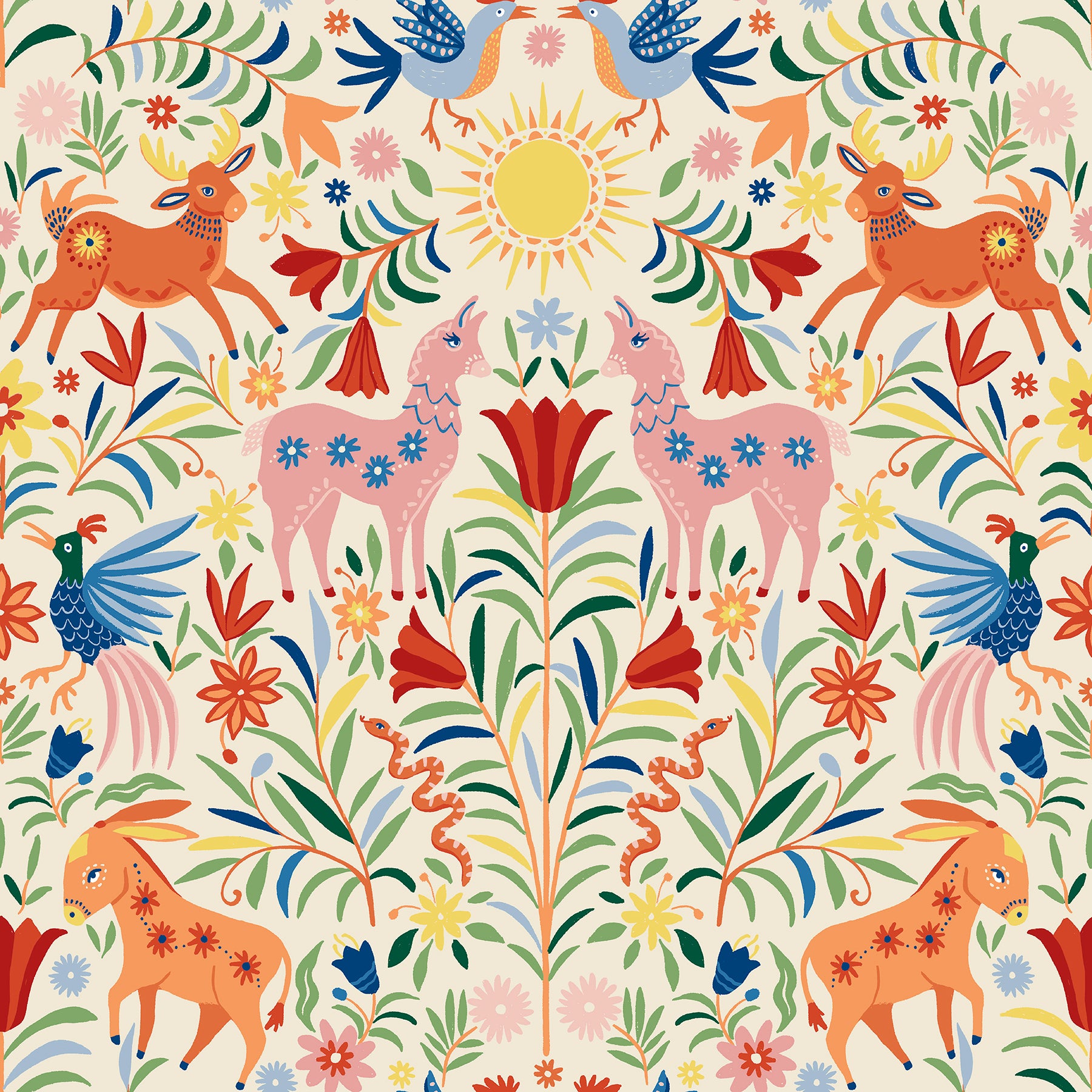 Whimsical Creatures P&S Wallpaper by WallPops