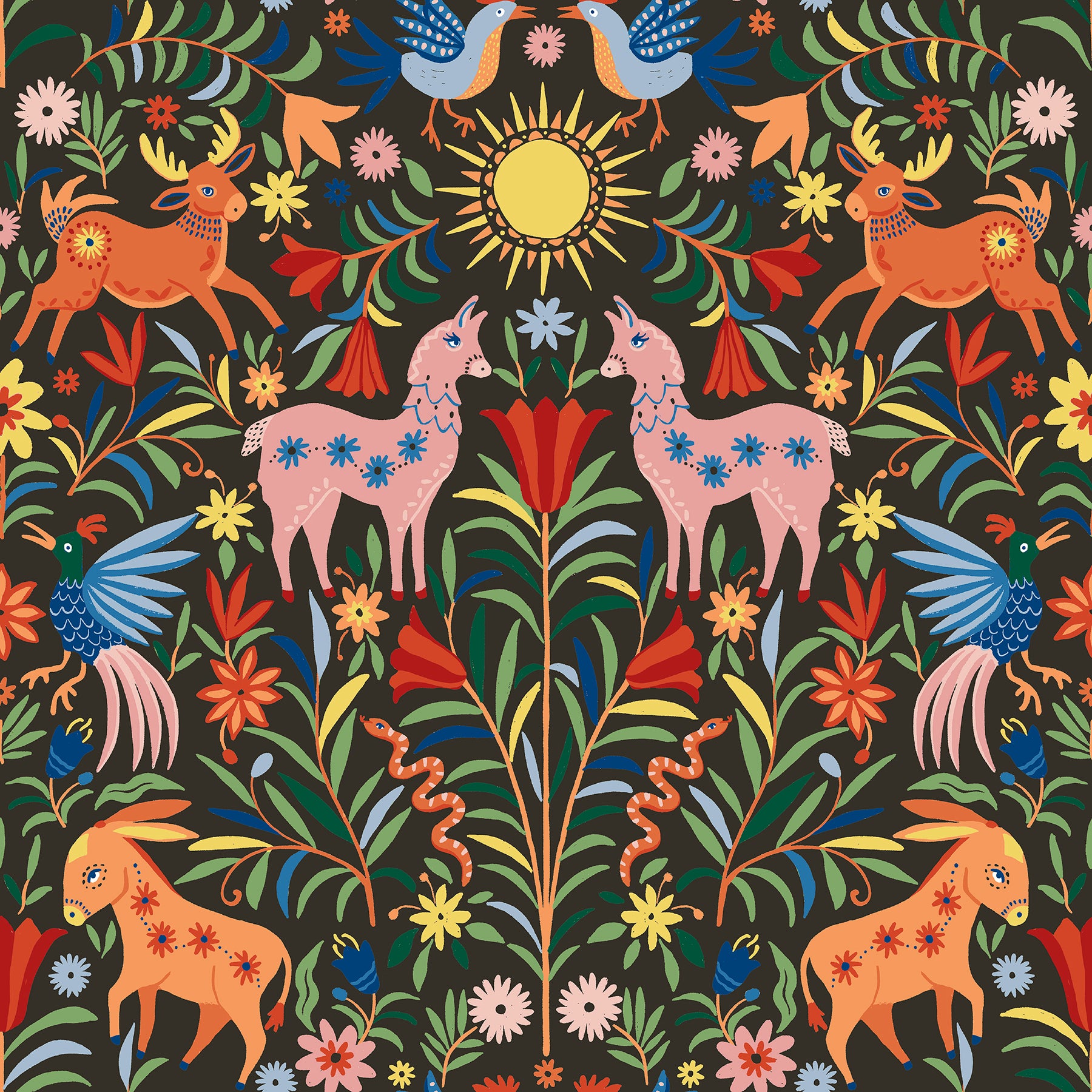 Whimsical Creatures P&S Wallpaper by WallPops