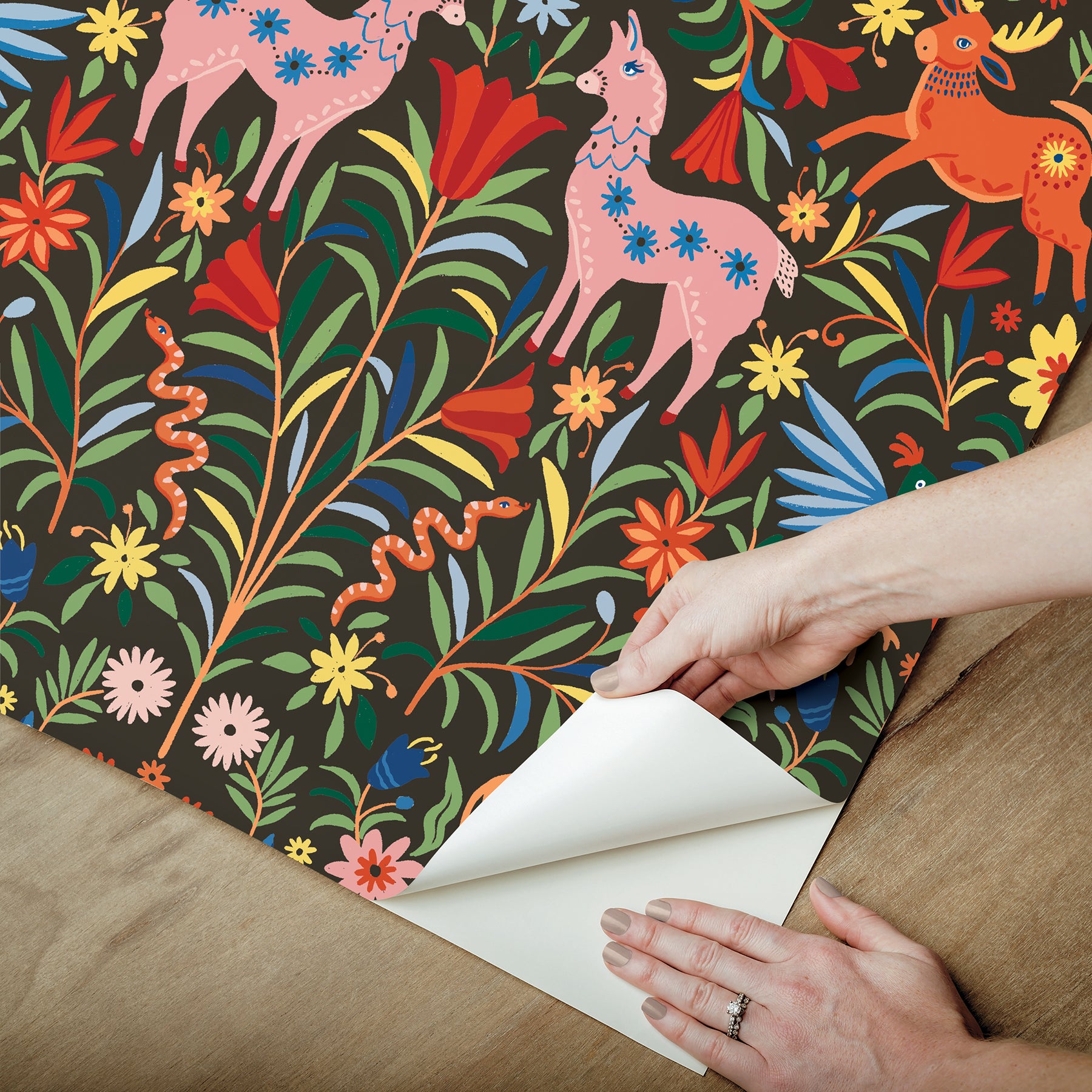 Whimsical Creatures P&S Wallpaper - how to peel