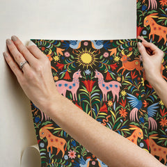 Whimsical Creatures P&S Wallpaper - how to stick