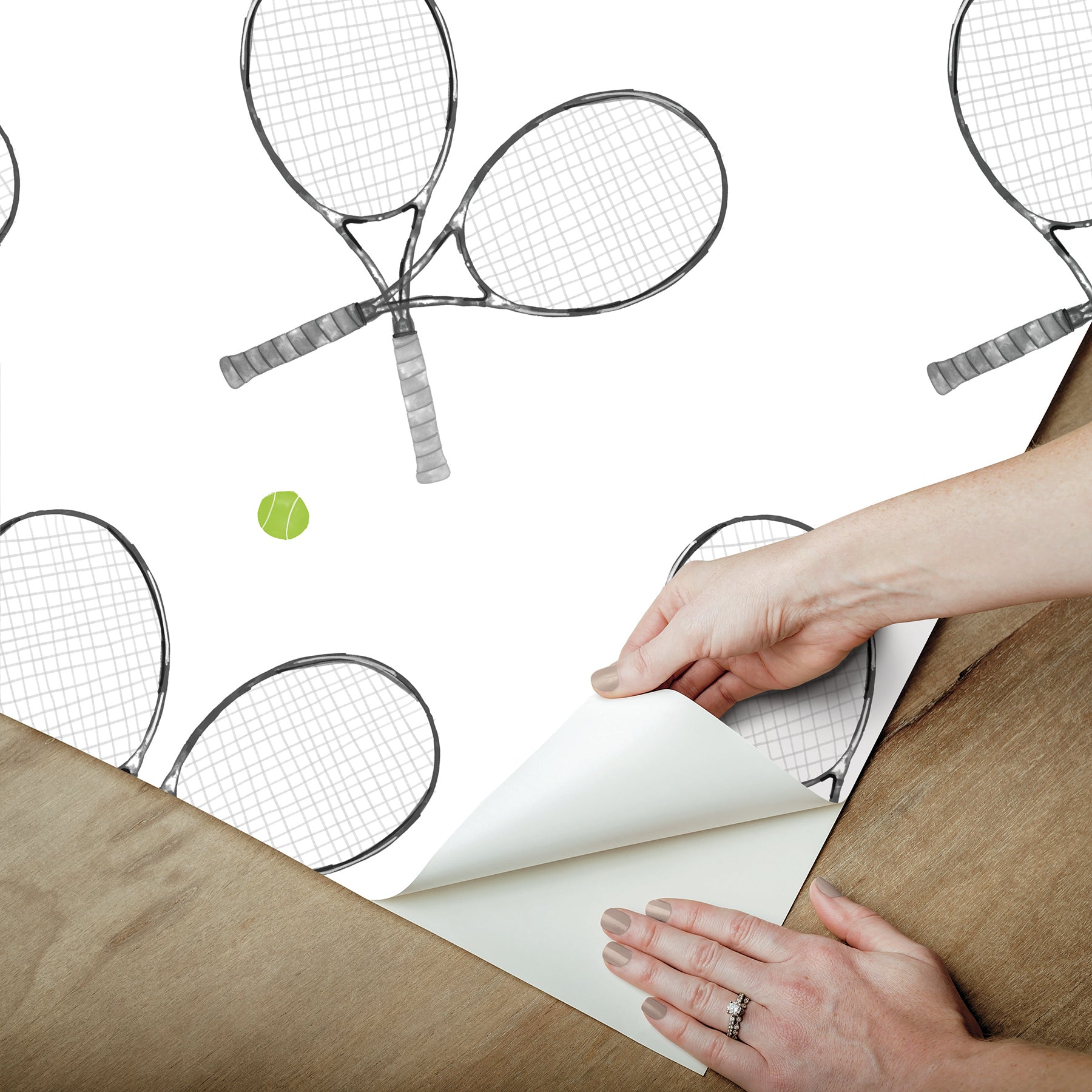 40 Love Black and White Peel and Stick Wallpaper - how to peel