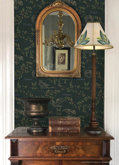 RMWS1297 Peel and Stick Wallpaper in a room setting