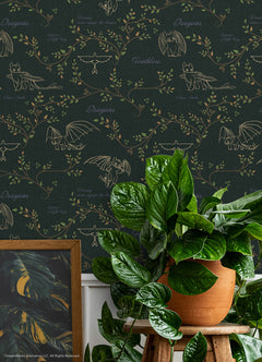 RMWS1297 Peel and Stick Wallpaper in a room setting