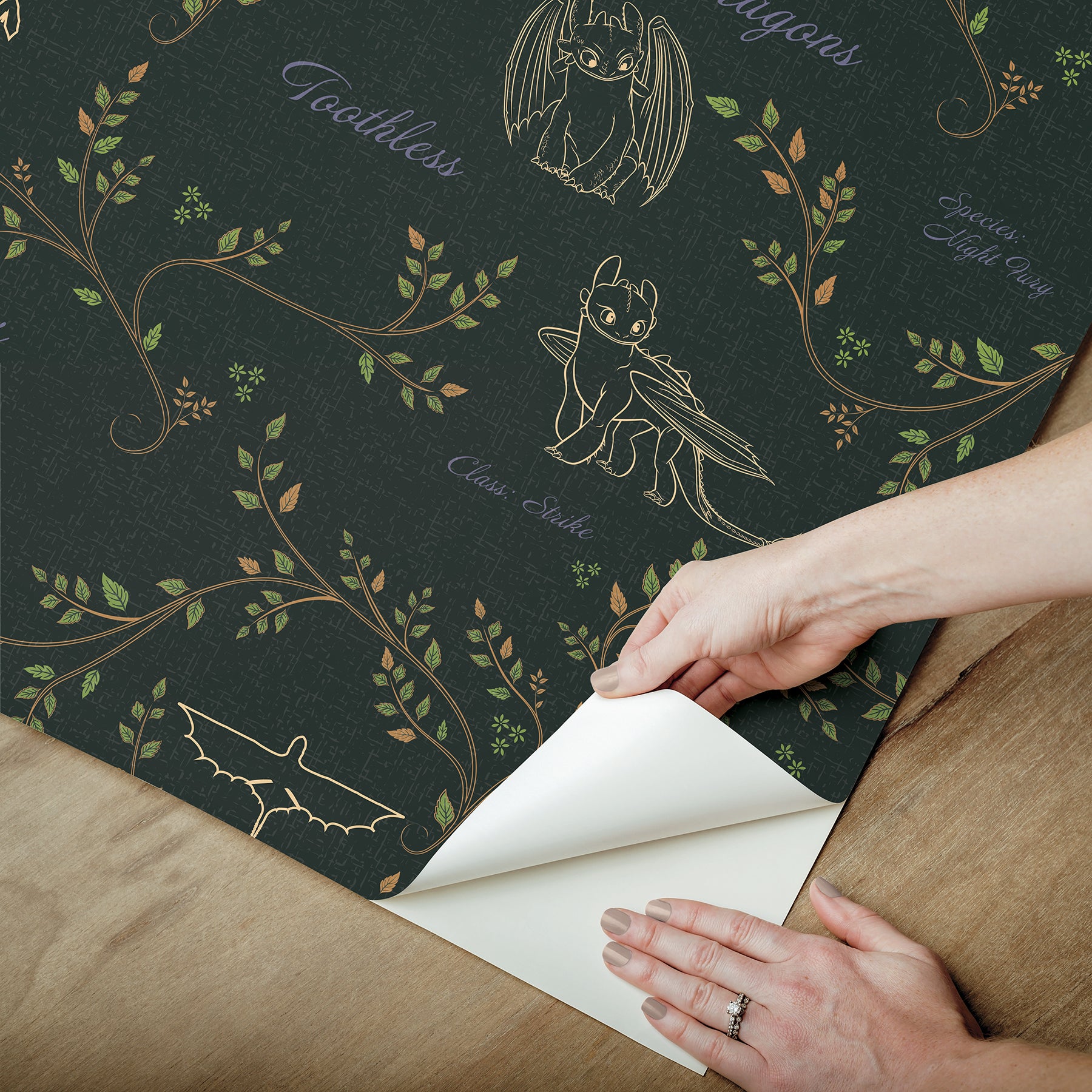 RMWS1297 Peel and Stick Wallpaper - how to peel